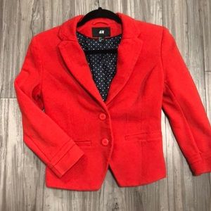 H&M Short RED blazer